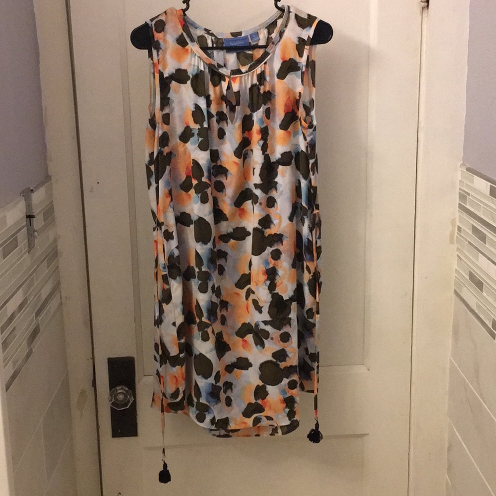 Vera Wang pattern dress medium